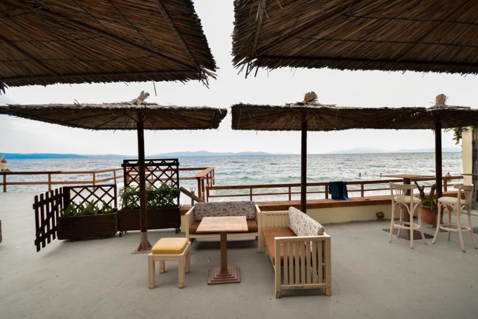 Stone Villa Inside Sea- Kids'Land Platanidia Exterior foto