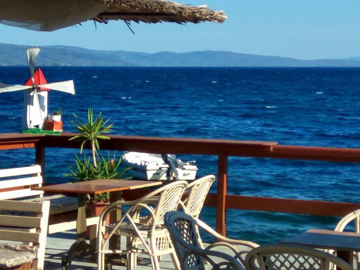 Stone Villa Inside Sea- Kids'Land Platanidia Exterior foto
