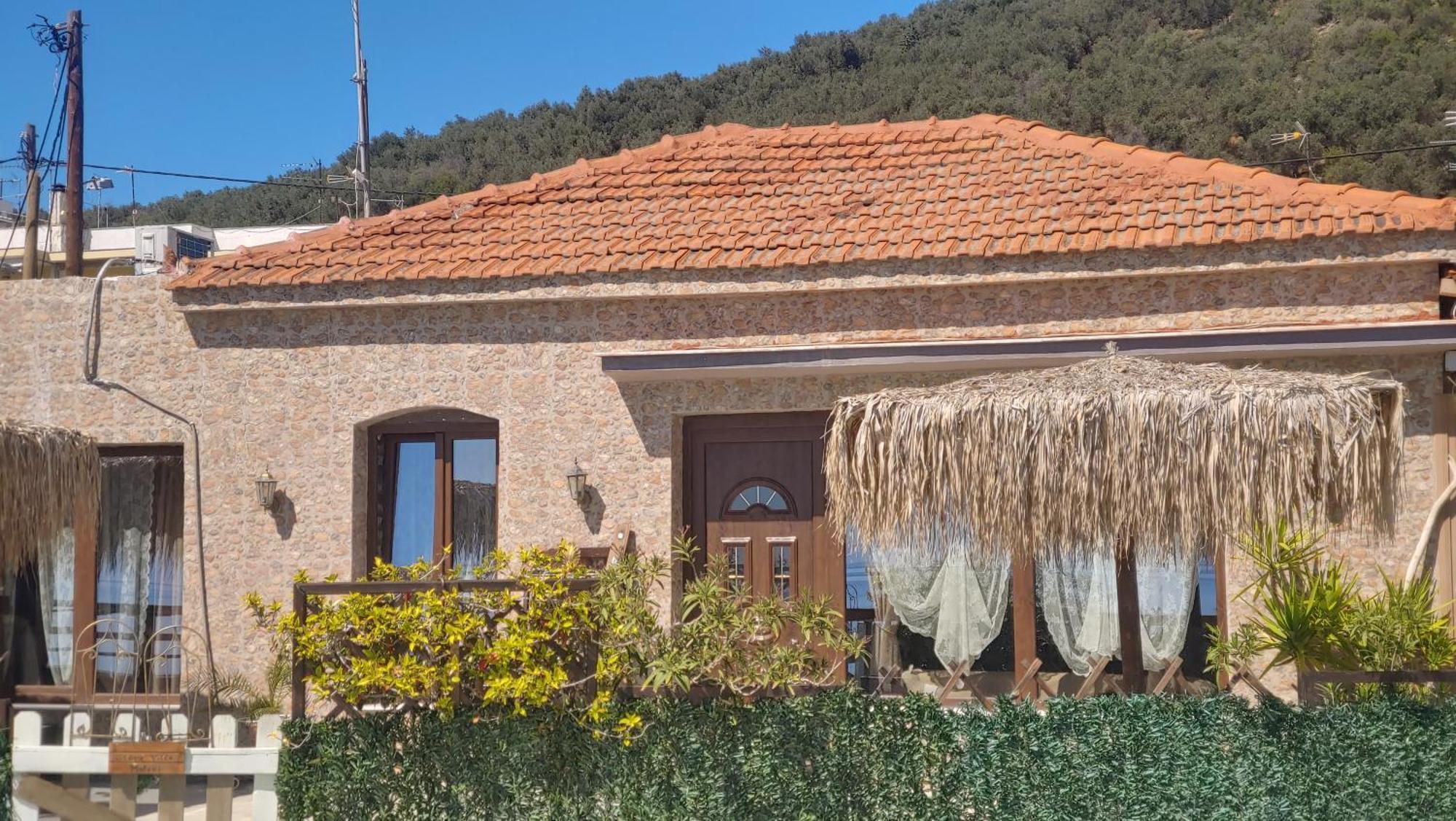 Stone Villa Inside Sea- Kids'Land Platanidia Exterior foto
