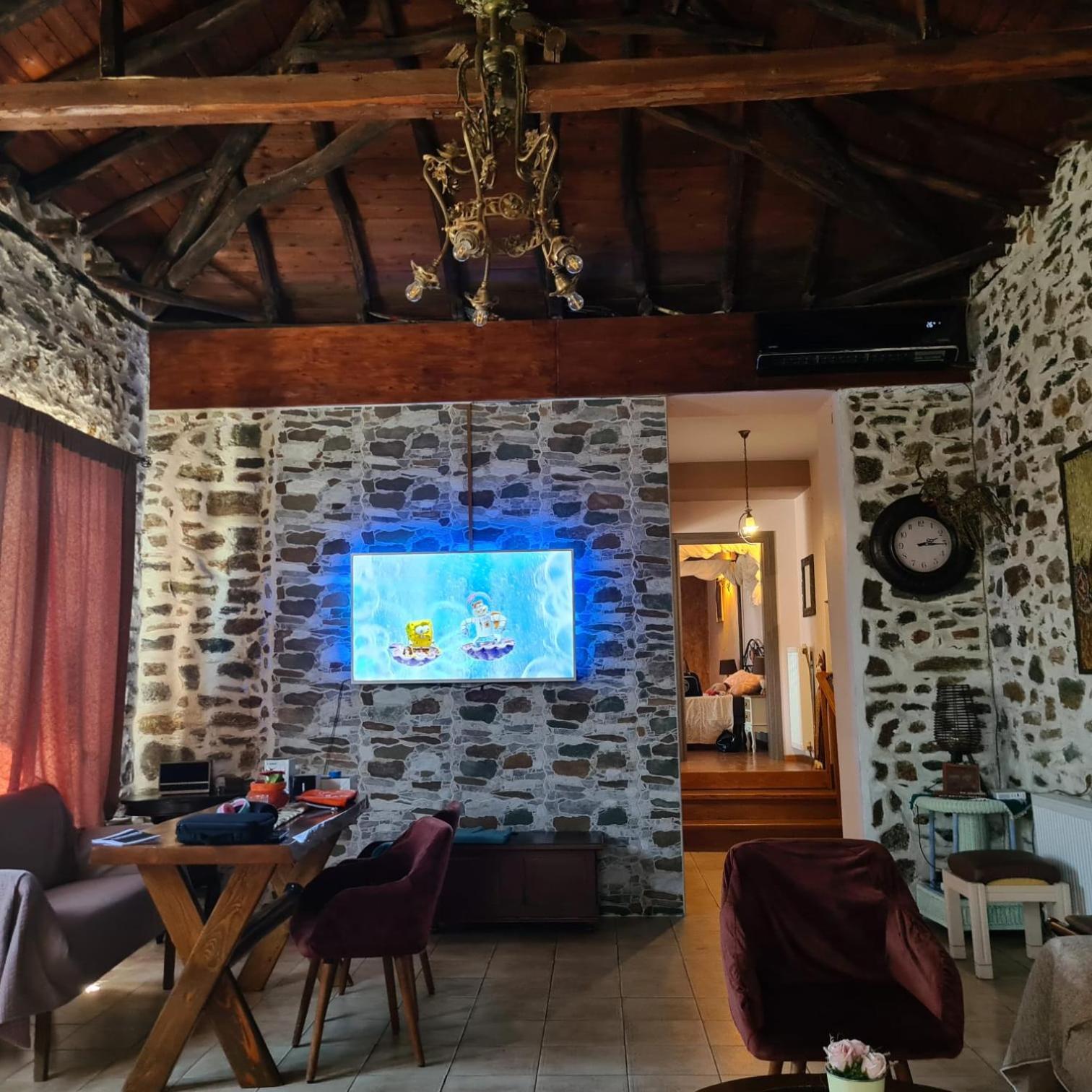 Stone Villa Inside Sea- Kids'Land Platanidia Exterior foto