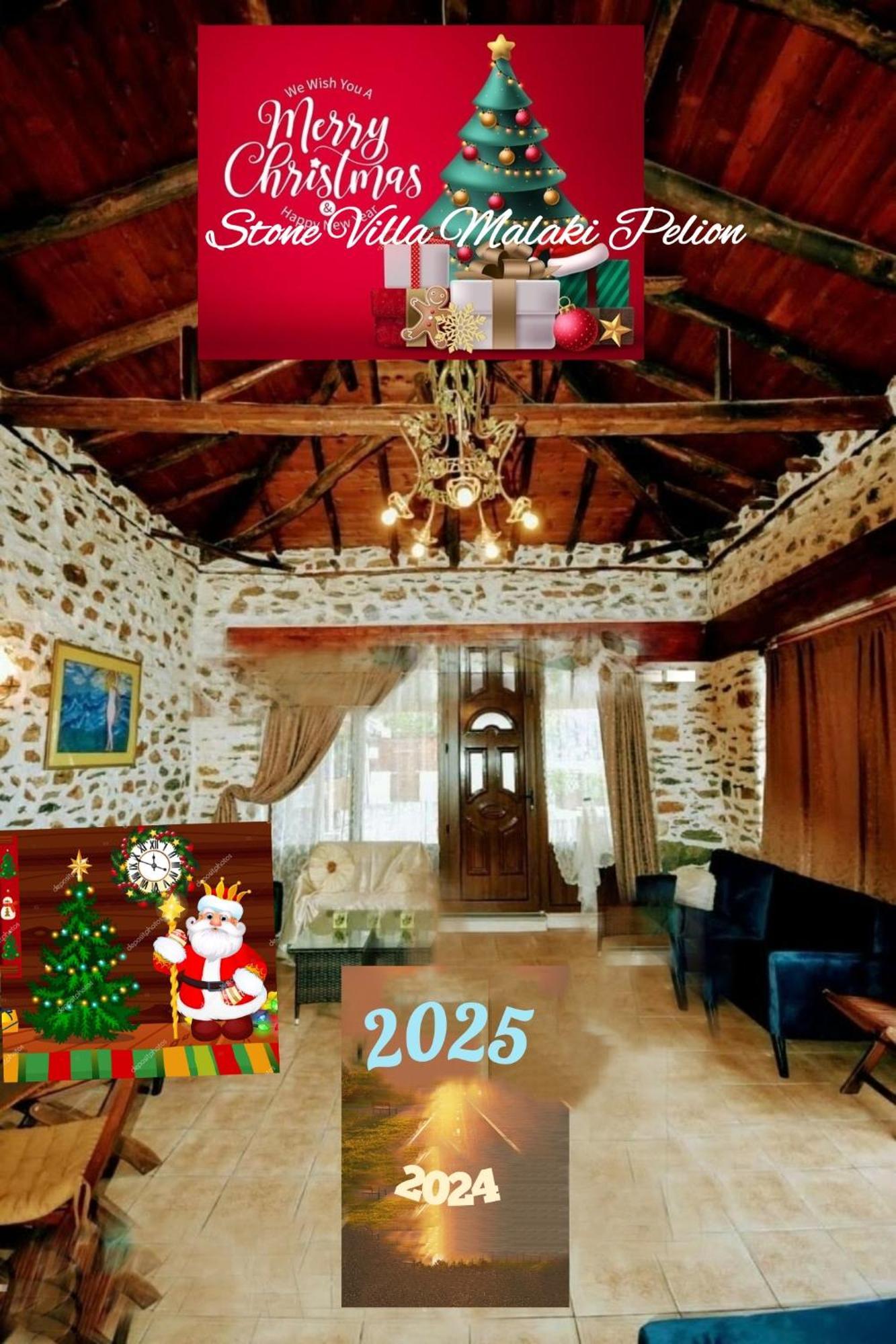 Stone Villa Inside Sea- Kids'Land Platanidia Exterior foto